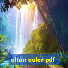 elton euler pdf